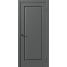 Дверь межкомнатная Дубрава Сибирь Симфония Софт ДЕЛЬТА серая, глухое полотно